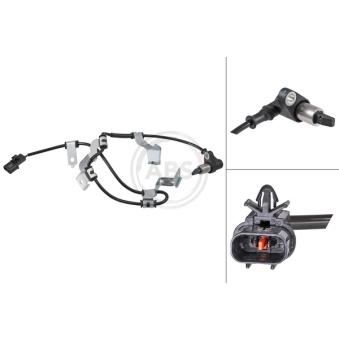 Capteur, vitesse de roue A.B.S. [31903]