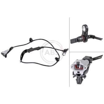 Capteur, vitesse de roue A.B.S. [32012]