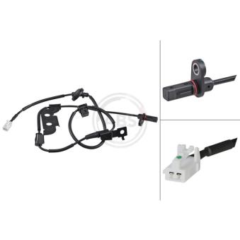 Capteur, vitesse de roue A.B.S. 32039 pour MAZDA CX-7 1.6 CRDi 110 - 110cv