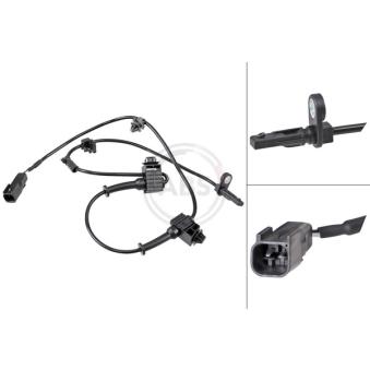 Capteur, vitesse de roue A.B.S. 32113 pour CITROEN JUMPY 2.0 - 165cv