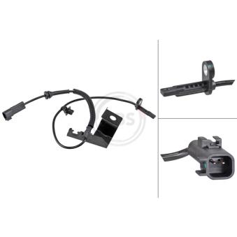 Capteur, vitesse de roue A.B.S. 32273 pour TOYOTA COROLLA 2.0 EcoBlue 4x4 - 150cv