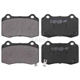 Jeu de 4 plaquettes de frein arrière A.B.S. 35052 pour TESLA MODEL S P85D AWD - 700cv