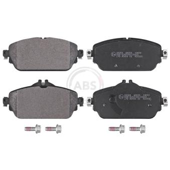 Jeu de 4 plaquettes de frein avant A.B.S. 35069 pour AUDI 100 E 200 - 184cv