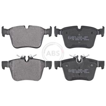 Jeu de 4 plaquettes de frein arrière A.B.S. 35073 pour LEXUS GS C 180 - 156cv