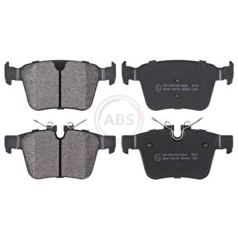 Jeu de 4 plaquettes de frein arrière A.B.S. [35100]