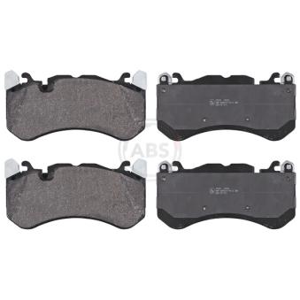 Jeu de 4 plaquettes de frein avant A.B.S. 35109 pour MERCEDES-BENZ CLASSE C AMG C 63 S - 510cv