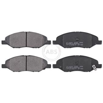 Jeu de 4 plaquettes de frein avant A.B.S. 35131 pour MAZDA 6 1.6 - 110cv