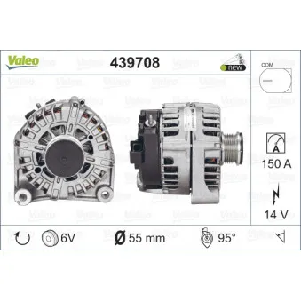 Alternateur VALEO OEM 12318507623