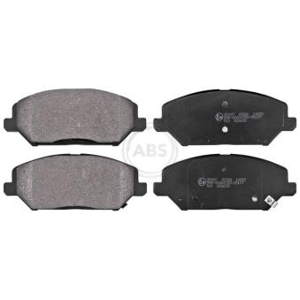 Jeu de 4 plaquettes de frein avant A.B.S. [35187]