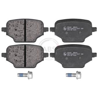 Jeu de 4 plaquettes de frein arrière A.B.S. 35268 pour SEAT LEON 1.2 - 110cv