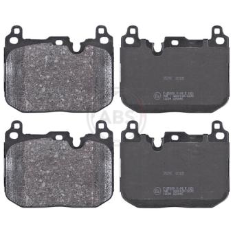 Jeu de 4 plaquettes de frein avant A.B.S. 35292 pour SSANGYONG KORANDO One D - 95cv