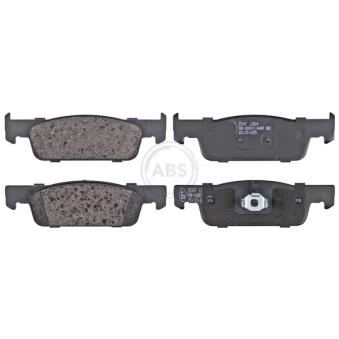 Jeu de 4 plaquettes de frein avant A.B.S. OEM 410600222r