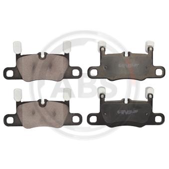 Jeu de 4 plaquettes de frein arrière A.B.S. OEM 992698451A