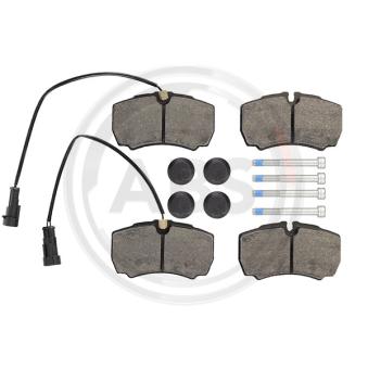 Jeu de 4 plaquettes de frein arrière A.B.S. OEM 8C1V2M008AB