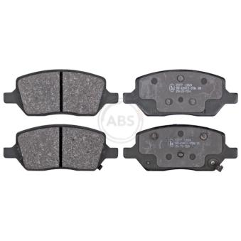 Jeu de 4 plaquettes de frein avant A.B.S. 35377 pour FIAT DOBLO 1.6 D Multijet - 100cv