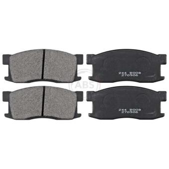 Jeu de 4 plaquettes de frein avant A.B.S. OEM 45022SB6600