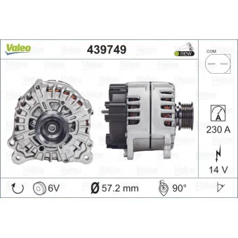 Alternateur VALEO OEM 06E903023A