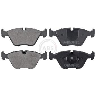 Jeu de 4 plaquettes de frein avant A.B.S. [36650]