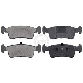 Jeu de 4 plaquettes de frein avant A.B.S. 36654 pour FORD TRANSIT 1.3 - 60cv