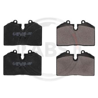 Jeu de 4 plaquettes de frein arrière A.B.S. [36662]