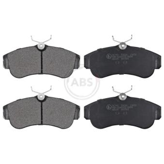 Jeu de 4 plaquettes de frein avant A.B.S. 36740 pour PORSCHE 911 2.0 TD - 90cv