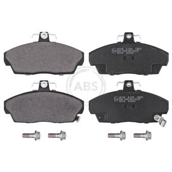 Jeu de 4 plaquettes de frein avant A.B.S. [36746]