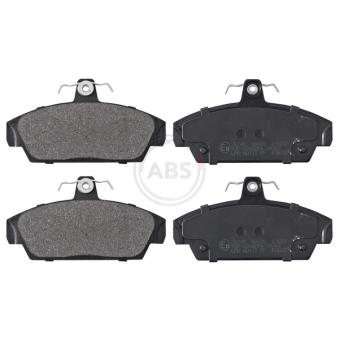 Jeu de 4 plaquettes de frein avant A.B.S. 36748 pour VOLKSWAGEN LOAD UP 1.6 - 111cv