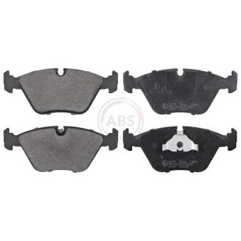 Jeu de 4 plaquettes de frein avant A.B.S. [36755]