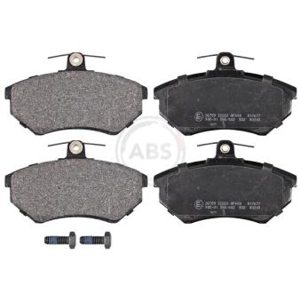 Jeu de 4 plaquettes de frein avant A.B.S. [36789]