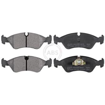 Jeu de 4 plaquettes de frein avant A.B.S. 36896 pour OPEL VECTRA 2000/GT 16V - 150cv