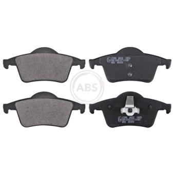 Jeu de 4 plaquettes de frein arrière A.B.S. 37098 pour AUDI A3 2.0 - 180cv