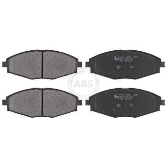 Jeu de 4 plaquettes de frein avant A.B.S. [37139]