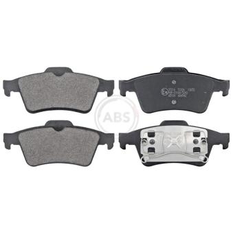 Jeu de 4 plaquettes de frein arrière A.B.S. [37216]