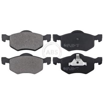 Jeu de 4 plaquettes de frein avant A.B.S. 37255 pour MITSUBISHI GALANT 2.0 16V - 124cv