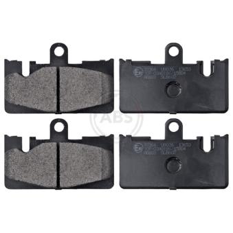 Jeu de 4 plaquettes de frein arrière A.B.S. [37264]