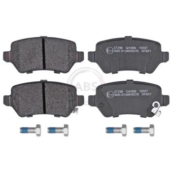 Jeu de 4 plaquettes de frein arrière A.B.S. [37296]