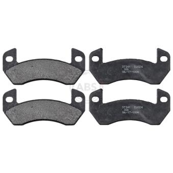 Jeu de 4 plaquettes de frein arrière A.B.S. [37341]