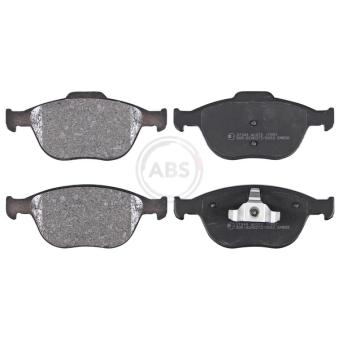 Jeu de 4 plaquettes de frein avant A.B.S. 37349 pour AUDI A6 1.8 TDCi - 110cv