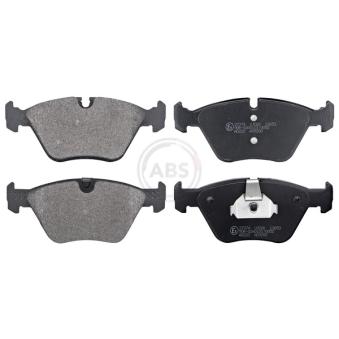 Jeu de 4 plaquettes de frein avant A.B.S. [37374]