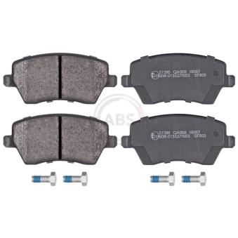 Jeu de 4 plaquettes de frein avant A.B.S. 37395 pour FORD TRANSIT 1.6 - 110cv