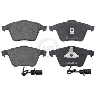 Jeu de 4 plaquettes de frein avant A.B.S. 37425 pour HYUNDAI SONATA 3.7 - 260cv