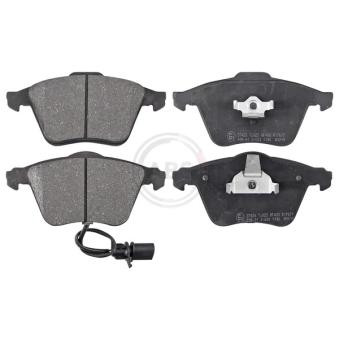 Jeu de 4 plaquettes de frein avant A.B.S. 37426 pour VOLKSWAGEN PASSAT 1.6 FSI - 115cv