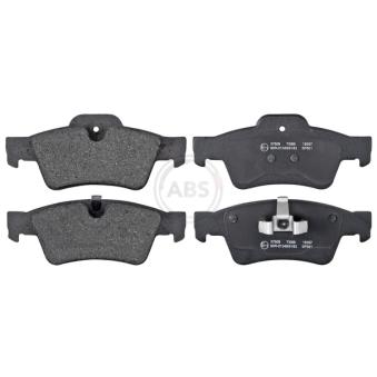 Jeu de 4 plaquettes de frein arrière A.B.S. [37509]