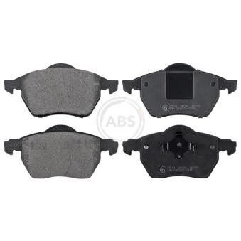 Jeu de 4 plaquettes de frein avant A.B.S. 37514 pour HONDA CIVIC 2.0 - 180cv