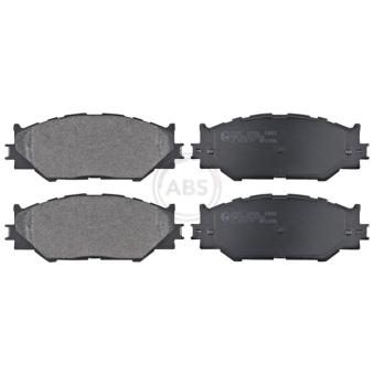 Jeu de 4 plaquettes de frein avant A.B.S. [37547]