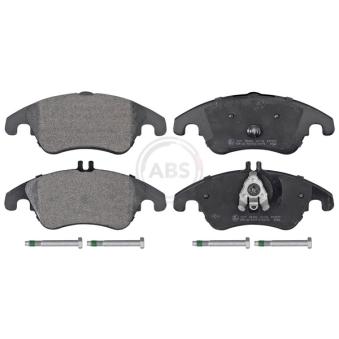 Jeu de 4 plaquettes de frein avant A.B.S. [37586]