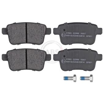 Jeu de 4 plaquettes de frein arrière A.B.S. [37665]