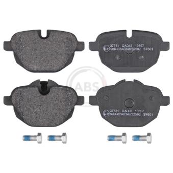 Jeu de 4 plaquettes de frein arrière A.B.S. [37731]