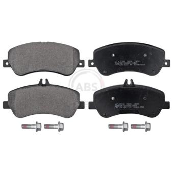 Jeu de 4 plaquettes de frein avant A.B.S. [37748]