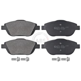 Jeu de 4 plaquettes de frein avant A.B.S. [37751]
